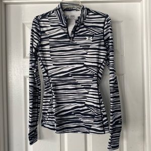Womens fitted zebra print under armour